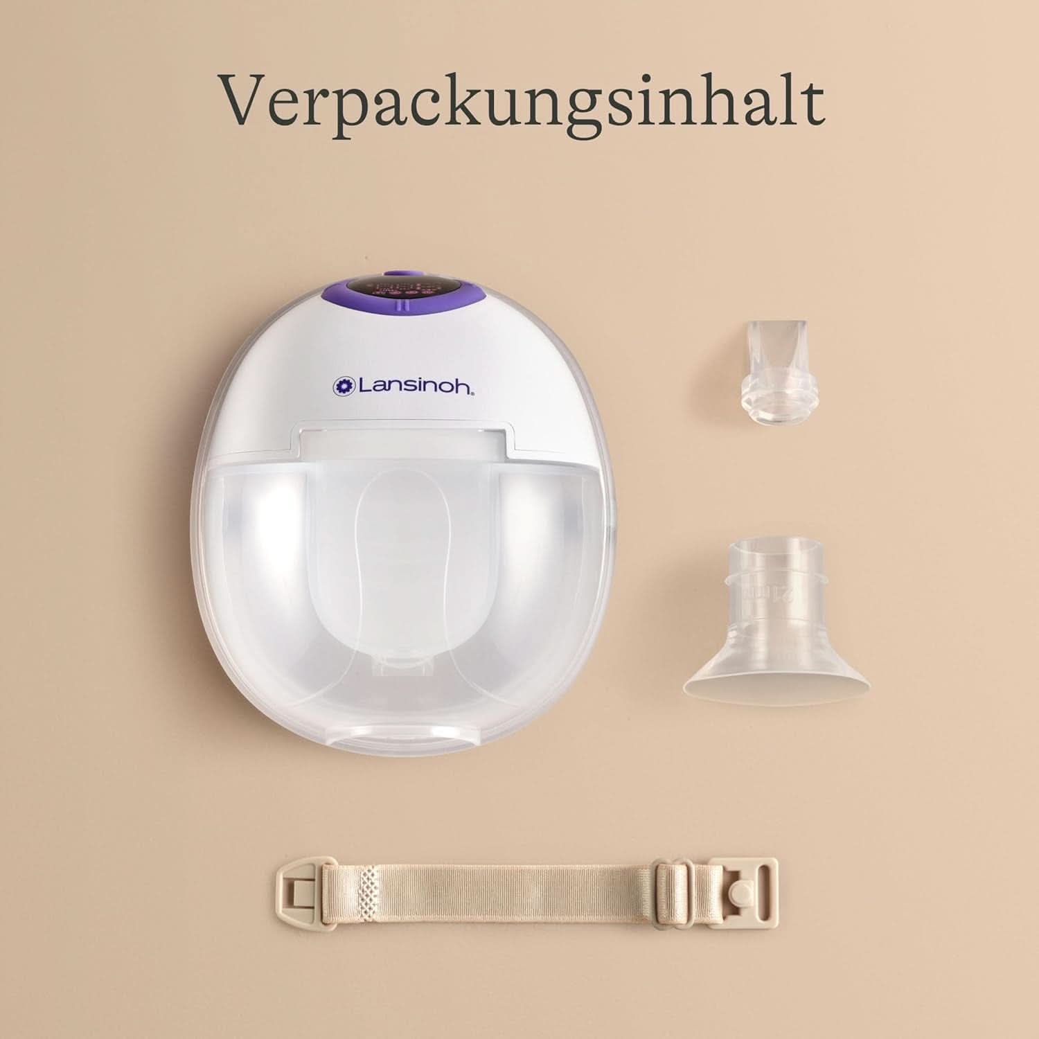 Lansinoh Bærbar elektrisk brystpumpe Tilbehør Mad og amning Bebe Naty Shop