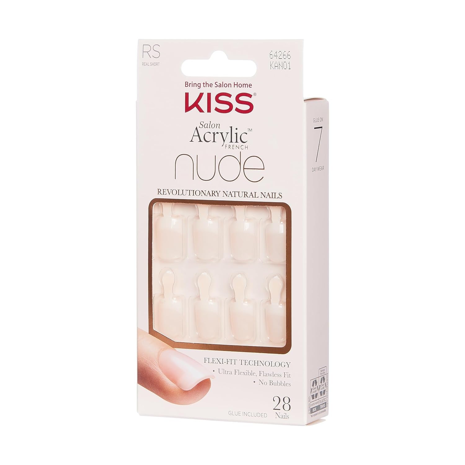 Kiss Nude Nails Amazing Nails (pakke med 2)