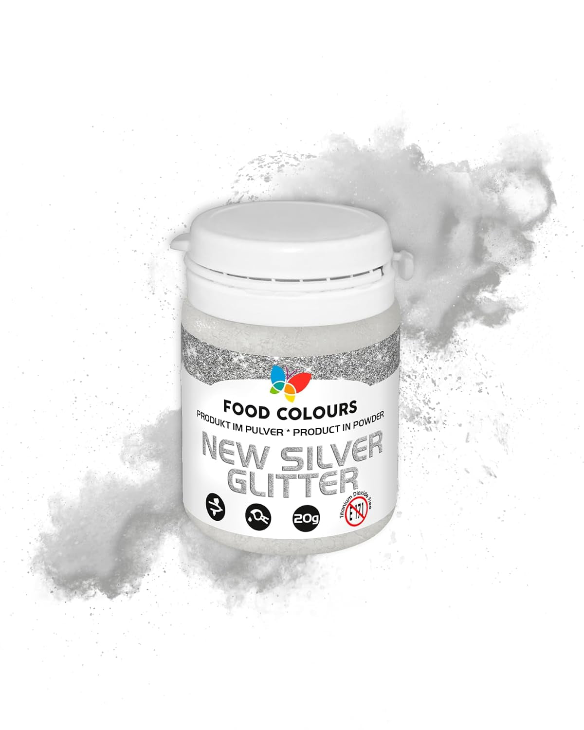 Madfarve Madfarvepulver med metallisk effekt, ORIGINAL GULD 20G madfarve – Ideel til dekoration af kager, tærter, sukkerpastaer, småkager og drikkevarer.