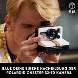 LEGO Ideas Polaroid Onestep SX-70 kamerasæt til voksne, samleobjekt med autentiske detaljer, kreativ aktivitet, fotografigaver til kvinder, mænd, ham, hende og teenagere 21345 Byggesæt Besuche den LEGO-Store