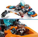 LEGO Marvel Rockets Rumskib vs. Ronan bygbart rumskibssæt Guardians of the Galaxy Superheltefigur Legetøjsgave til drenge og piger 8 år 76278 Byggesæt Besuche den LEGO-Store