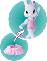 Simba 105733603 - Steffi Love Dancing Ballerina, Steffi som ballerinadukke med dyreven og roterende nederdel, legedukke 29 cm, fra 3 år