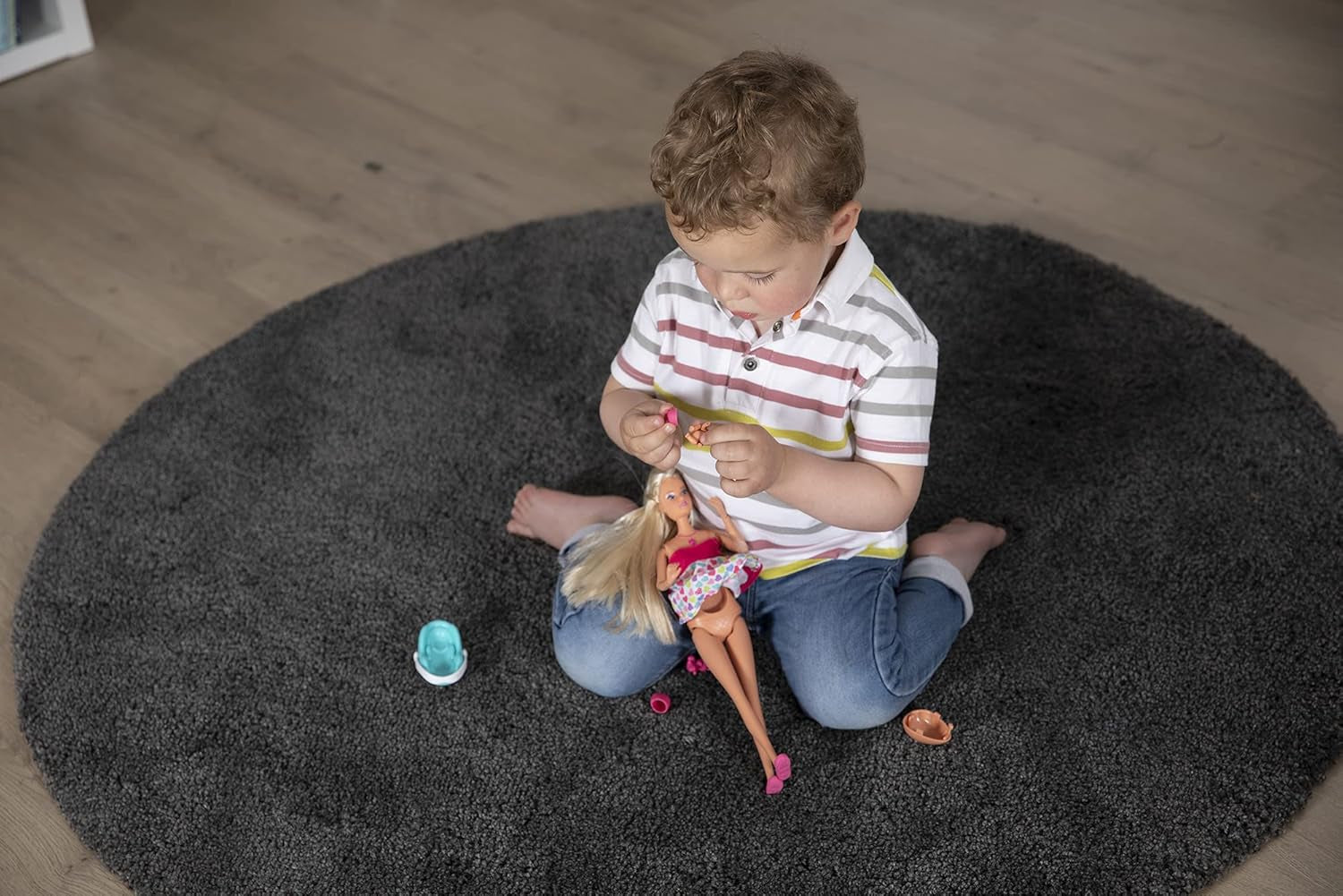 Simba 105733480 - Steffi Love Baby Bliss, gravid dukke og fantastiske lyde, babytilbehør og bæresele