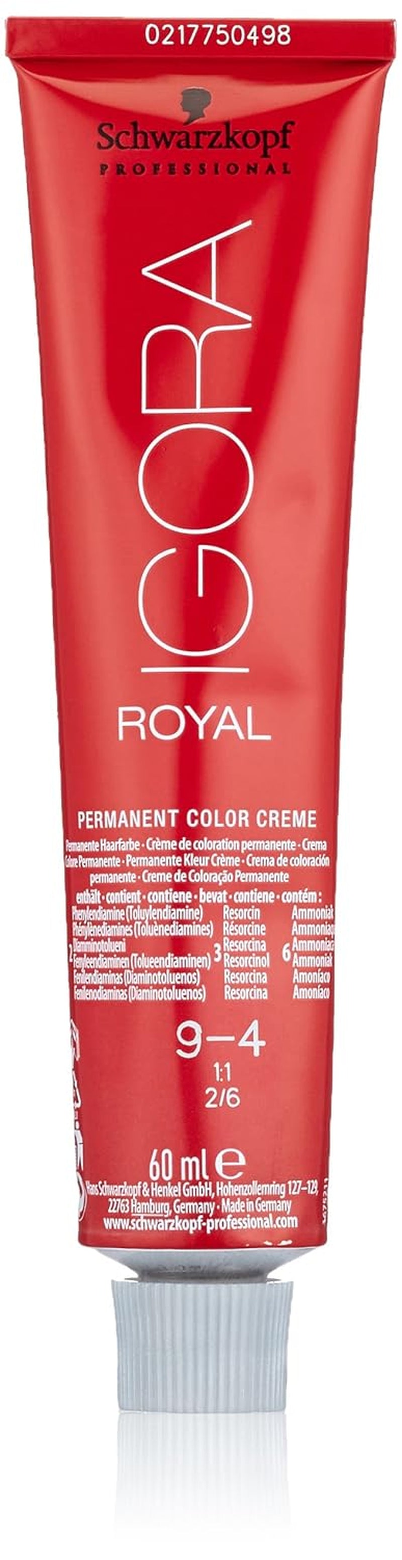 Schwarzkopf IGORA Royal Premium Hårfarve 9-4 ekstra lys blond beige, 1 pakke (1 x 60 g) Hårfarve Naty Shop Standard titel
