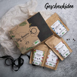 ORIGEENS Bio Kaffeebohnen Probierset 1kg | Premium Bio Arabica Kaffee Ganze Bohnen Sæt 4x250g | Traditionel Röstung | Kaffe Geschenkset