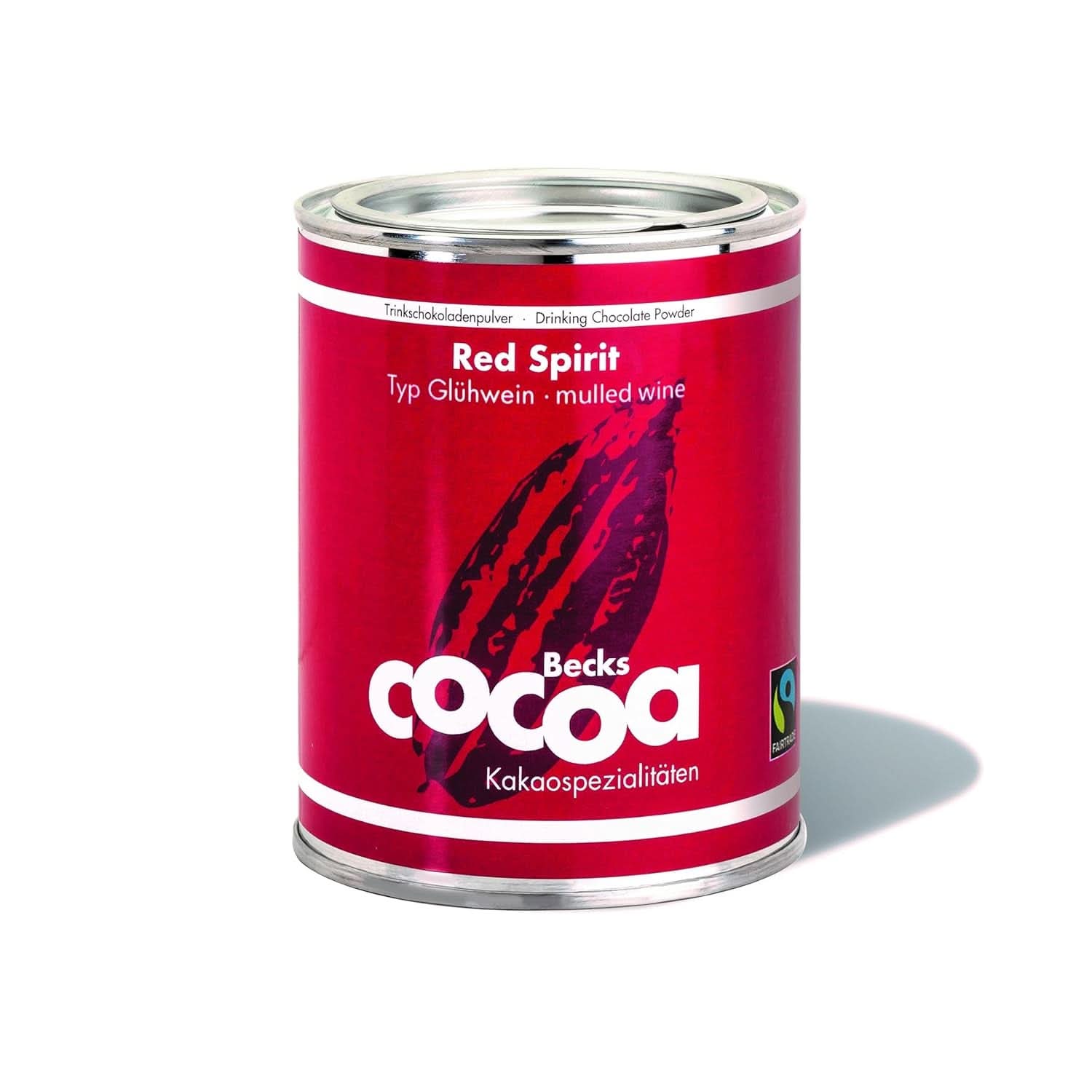 Red Spirit, fin kakao smagt til med rødvin, 250 gram kakao og varm chokolade Naty Shop