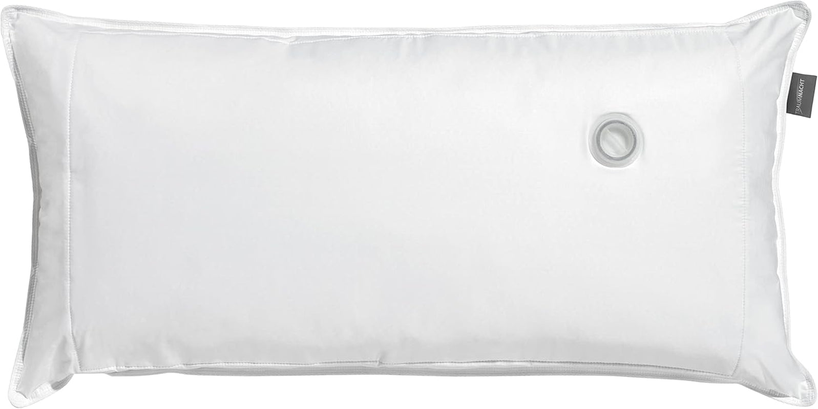Traumnacht ortopædisk vandpude med justerbar fyldmængde, 100 % bomuldsbetræk, 40 X 80 cm, udviklet i Tyskland - Fremstillet i EU, hvid, 1 stk (1 pakke) Naty Shop standardpuder