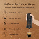 Handpresso - Håndkaffe Auto 21000 | 12V bil espressomaskine - 12 volt espressomaskine til biler | Senseo Pad espressomaskine til biler - 12V rejse espressomaskine | 12 volt espressor til autocampere