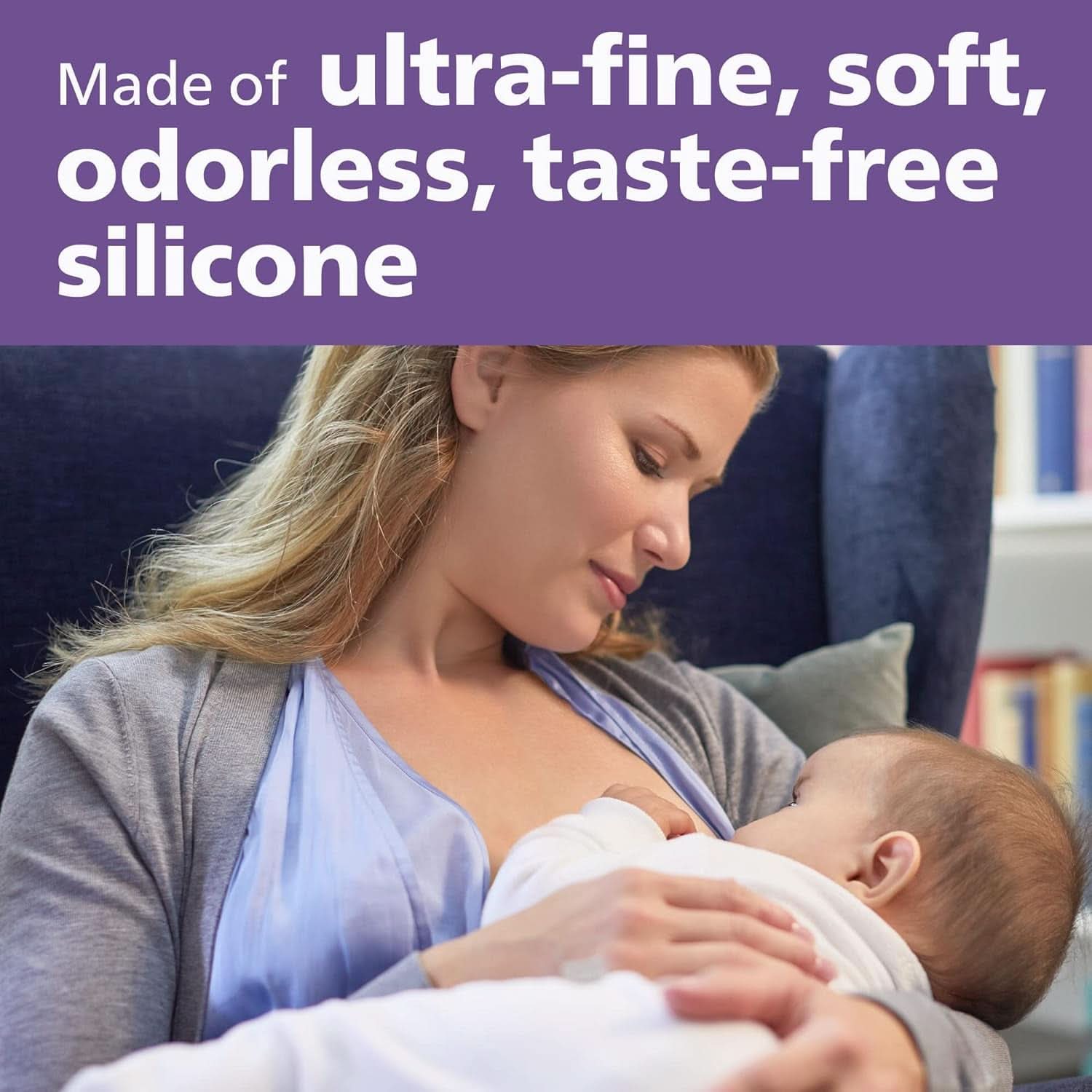 Philips Avent SCF153/03 Brystvortebeskyttelse, Med opbevaringsboks, Medium, 2 stk. Tilbehør Mad og amning Bebe Naty Shop
