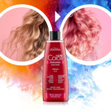 Joanna Ultra Color - Pink farvebalsam til blondt og lyst hår - Pastelrosa - Naturlig glans - Fjerner den gule nuance fra gråblondt hår - Midlertidig effekt - 150 ml Hårfarve Naty Shop