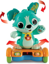 Vtech Baby Catch Me Puppy - Motoriseret hoverboard-hvalp tilskynder til bevægelse - Med bevægelige ører, sange, lyde og læringsindhold - For børn i alderen 12-36 måneder Bebe Toys Naty Shop
