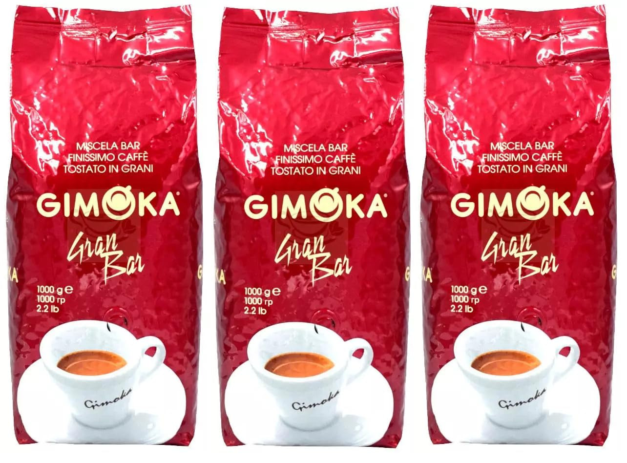Hele bønnekaffe Gimoka Gran Bar 4x 1000g - Typisk italiensk!