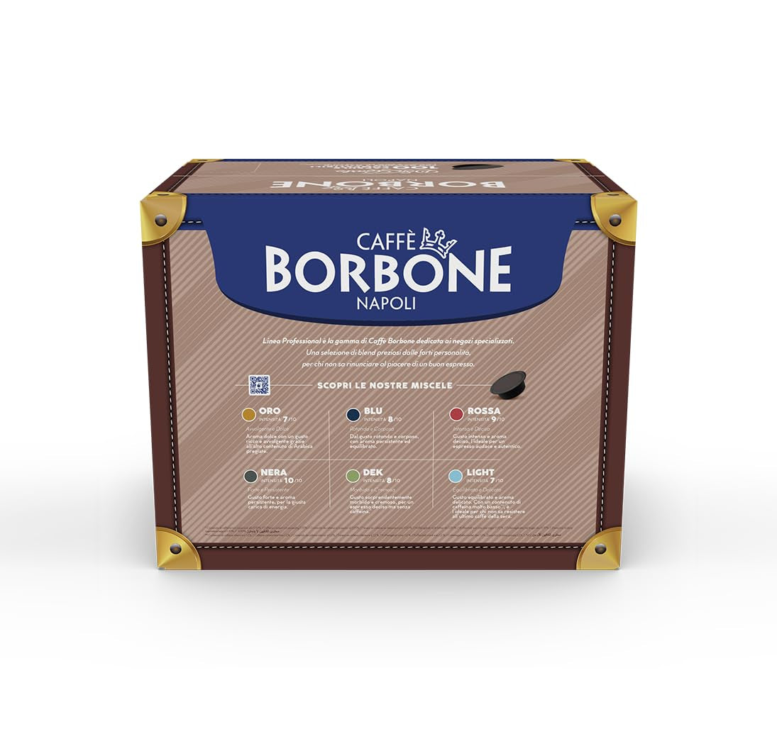 Caffè Borbone Kaffee Kapseln Don Carlo, Blue Mischung - 100 stk - Kompatibel med Kaffeemaschinen der Marke Lavazza®* A Modo Mio®*