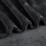Good Nite Hyggeligt Tæppe Fluffy Blanket Sengetæppe Sofatæppe XL Living Blanket Fleece Tæppe 150X200Cm Sort Blødt Varmt Tæppe Fluffy Blanket Senge og tæpper Good Nite