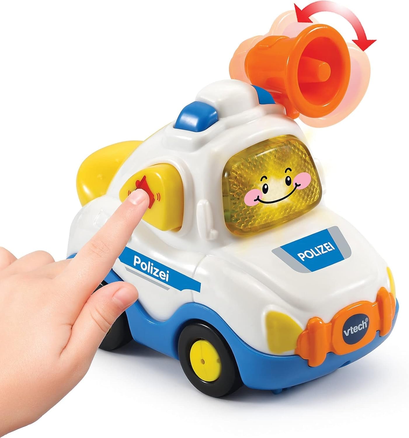 Vtech TUT TUT Baby Flitzer - Politi - I 1-5 år & TUT TUT Baby Flitzer - Brandbil - Legetøjsbil med musik, lysknap, sætninger og interessante lyde - I 1-5 år Baby Toys Naty Shop