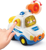 Vtech TUT TUT Baby Flitzer - Politi - I 1-5 år & TUT TUT Baby Flitzer - Brandbil - Legetøjsbil med musik, lysknap, sætninger og interessante lyde - I 1-5 år Baby Toys Naty Shop