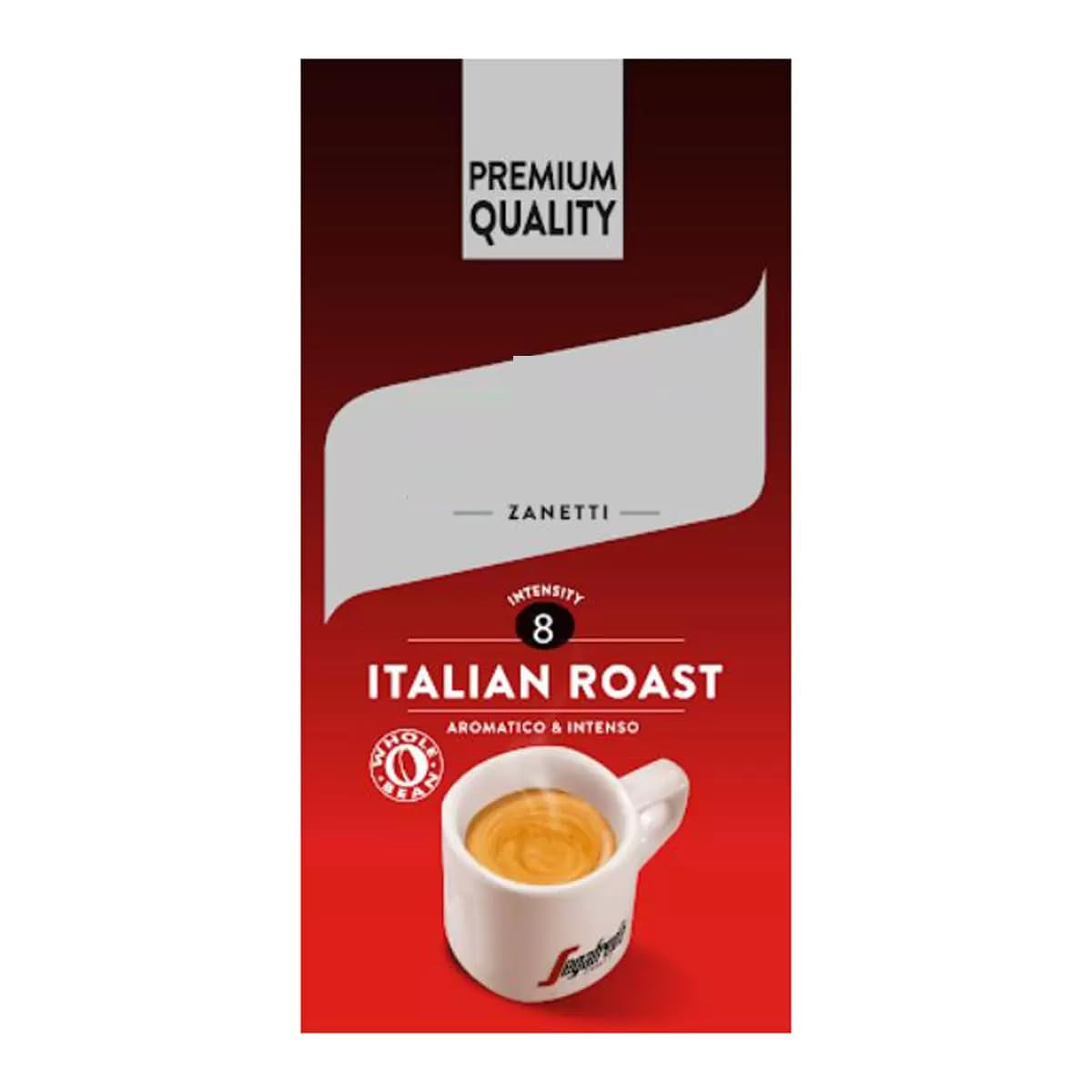 Segafredo Zanetti italienske ristede kaffebønner, 1 kg
