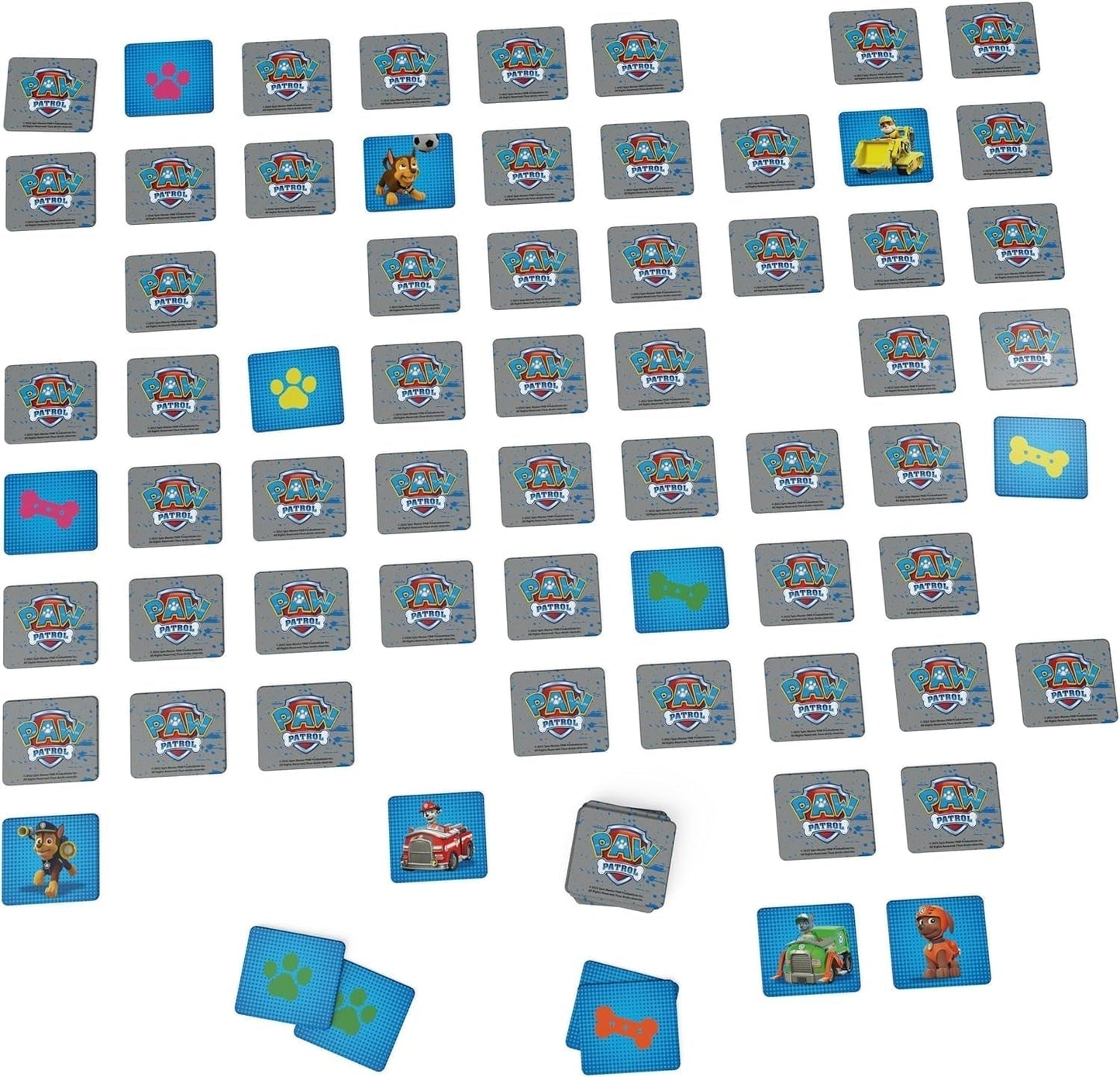 Spin Master Paw Patrol spil, huskespil, Paw Patrol legetøj, Chase, Stella, Marcus, Ruben, huskespil med bøger, for børn over 4 år Action figurer Naty Shop