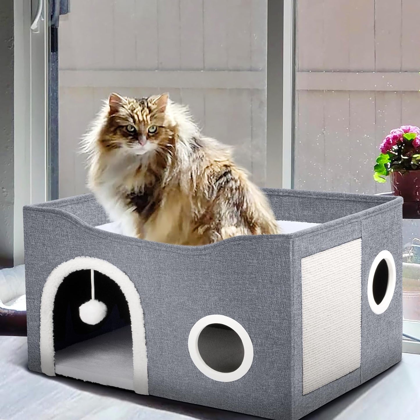 Tæpper og møbler, kæledyr, huler og huse, katte, senge til katte, katte - senge, madrasser