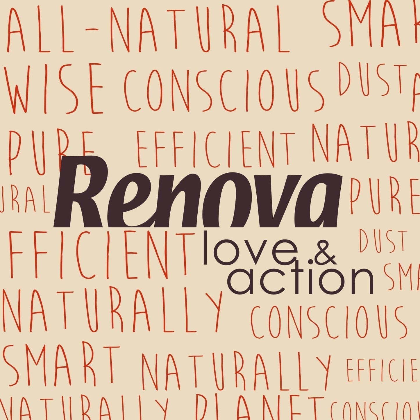 Toiletpapir Renova Eco Love & Action, 4 stk