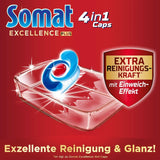 Somat Excellence plus 4In1 Caps (50 Caps), Naty Shop opvasketabletter