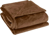 Sourcing Map Hyggeligt tæppe sengetæppe Blødt & varmt fleece tæppe som sofatæppe Sofatæppe Stue og kæletæppe Uldtæppe blødt fløjl plys æblegrøn 150X200Cm uxcell Senge og tæpper Brun 180X200Cm