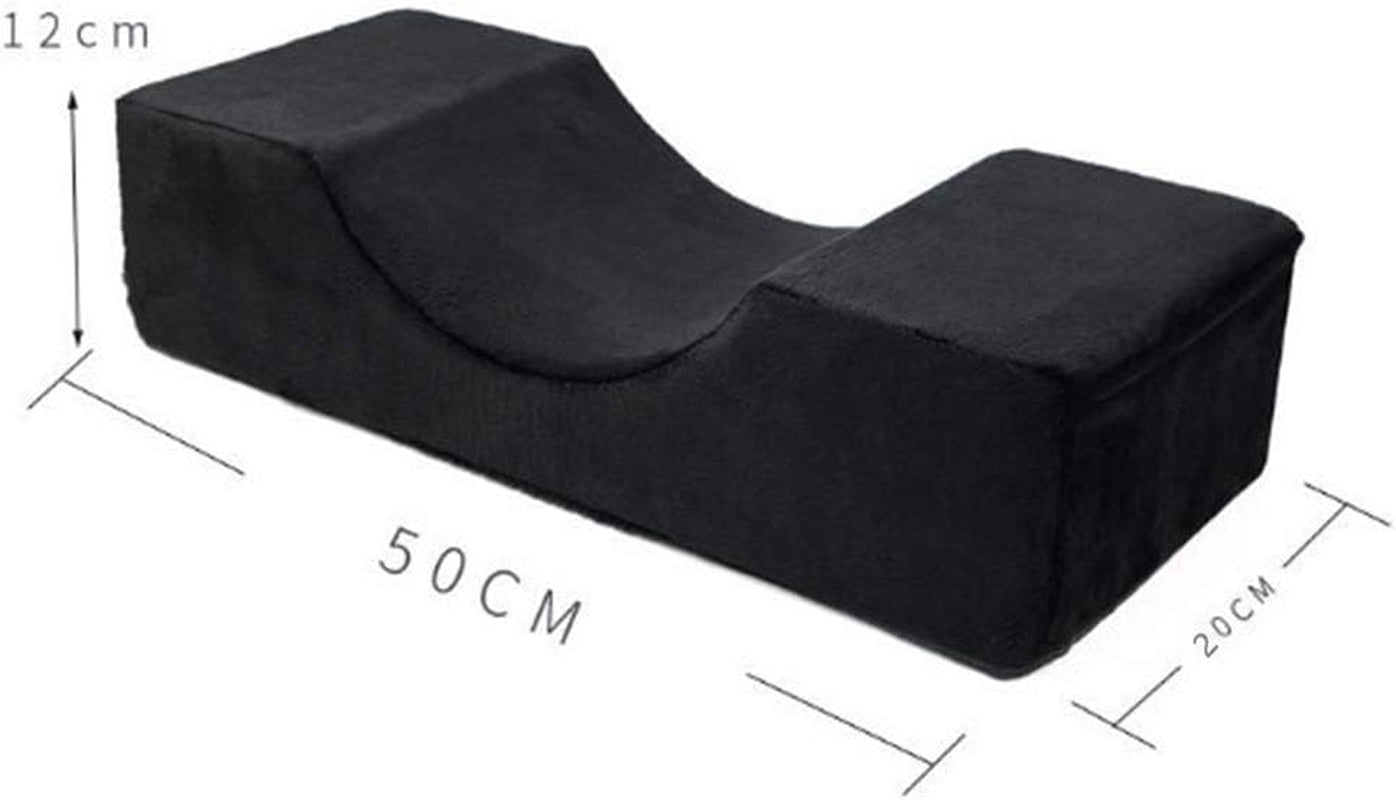 Whiteswan Eyelash Extension Ergonomisk buet Memory Foam Support Stue Pude Nakke Vipper Skønhed Makeup Pude Sovepude Nakkestøtte Cervikal Ortopædiske Puder Naty Shop