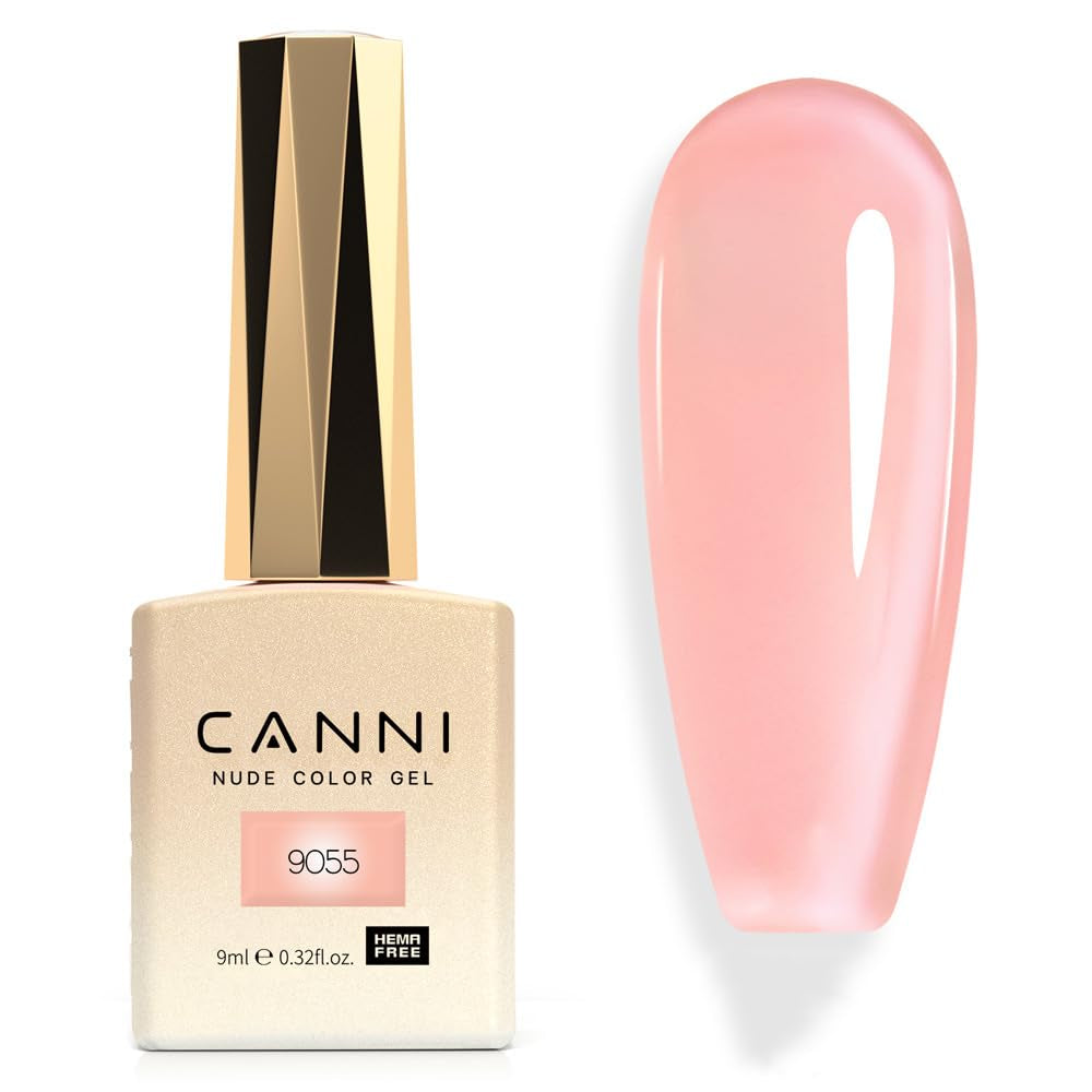 CANNI gel neglelak, semi-permanent, mørk lilla, neglelak, UV gel, soak off, manicure