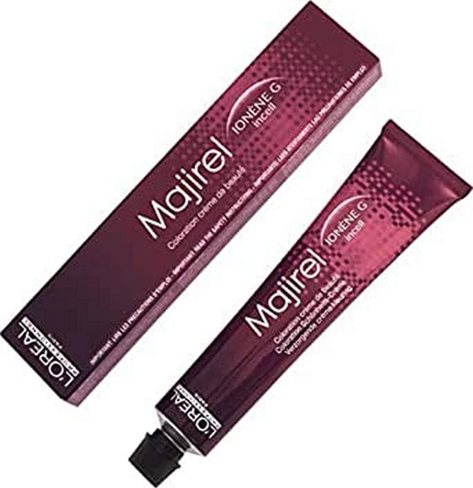 L'Oréal Professionnel Majirel 7 mellemblond, 50 ml Hårfarve Naty Shop 5.6 Lysebrun Rød