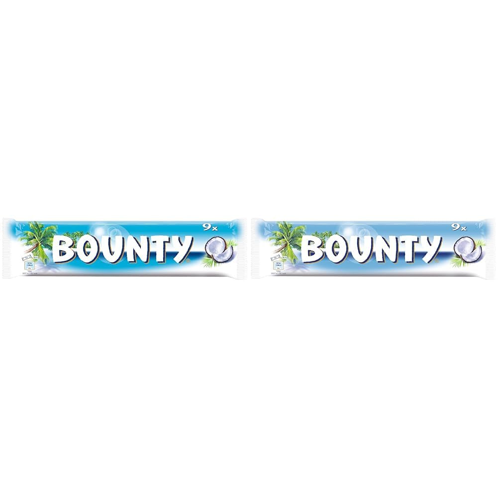 Bounty chokoladebarer | Kokos og chokolade | Forskellige pakkestørrelser
