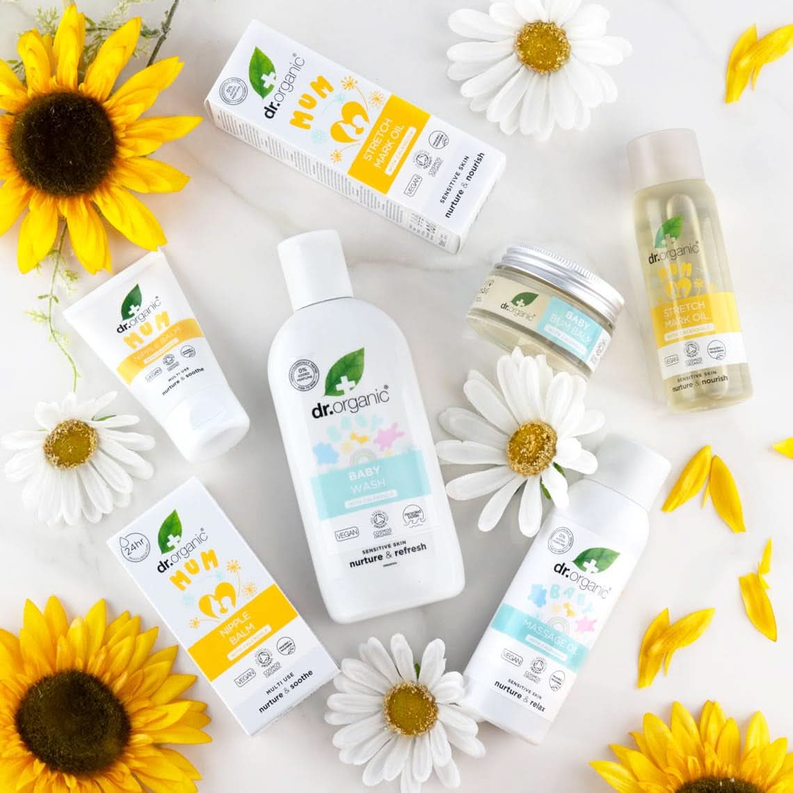 Dr Organic Nipple Balm med Calendula, Lanolin, Natural Relief, Til sår og revnede brystvorter, 30 ml Tilbehør Mad og Amning Bebe Naty Shop
