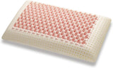 Marcapiuma - Et par memory-nakkestøttepuder - Miss & Mister - Ultra åndbar del - 100% bomuldsbetræk - Ortopædisk - Visco Pillow Memory Foam - MEDICINISK PRODUKT - Made in Italy Naty Shop standard puder