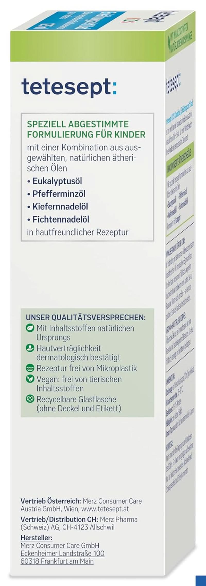 Tetesept Kids Cold Time Bath - børnebadetilsætning til den kolde årstid med 4 æteriske olier, afslapning og opvarmning, 125 ml Naty Shop