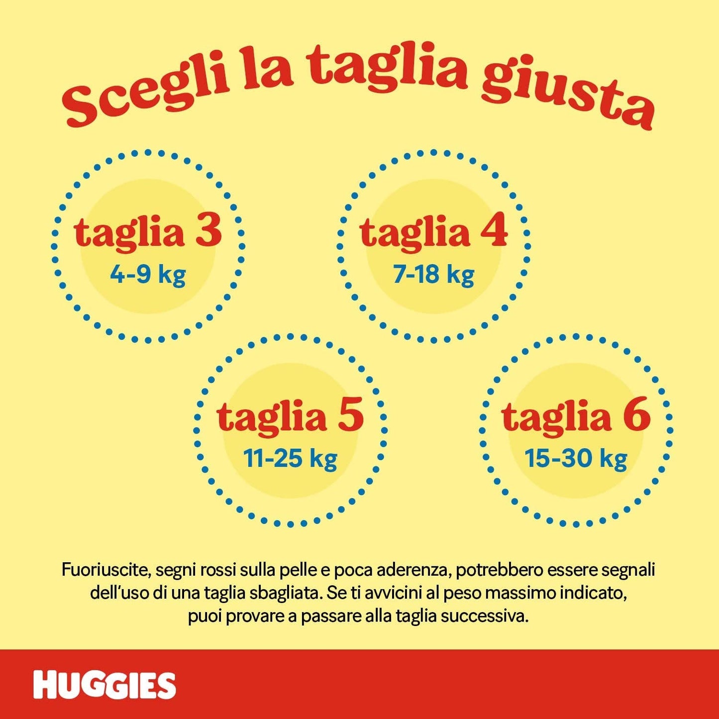 Huggies Unistar bleer, størrelse 4 (7-14 kg), pakke med 128 bleer (basic)