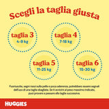 Huggies Unistar bleer, størrelse 4 (7-14 kg), pakke med 128 bleer (basic)