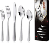 Kitchenboss bestiksæt til 6 personer: Bestiksæt 20 eller 30 stk. Kitchen Naty Shop Sølv 30 stk.