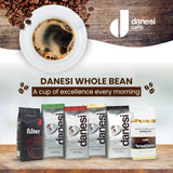 Danesi Decafeinato (koffeinfri), bønner, 1 pakke (1 x 1 kg)