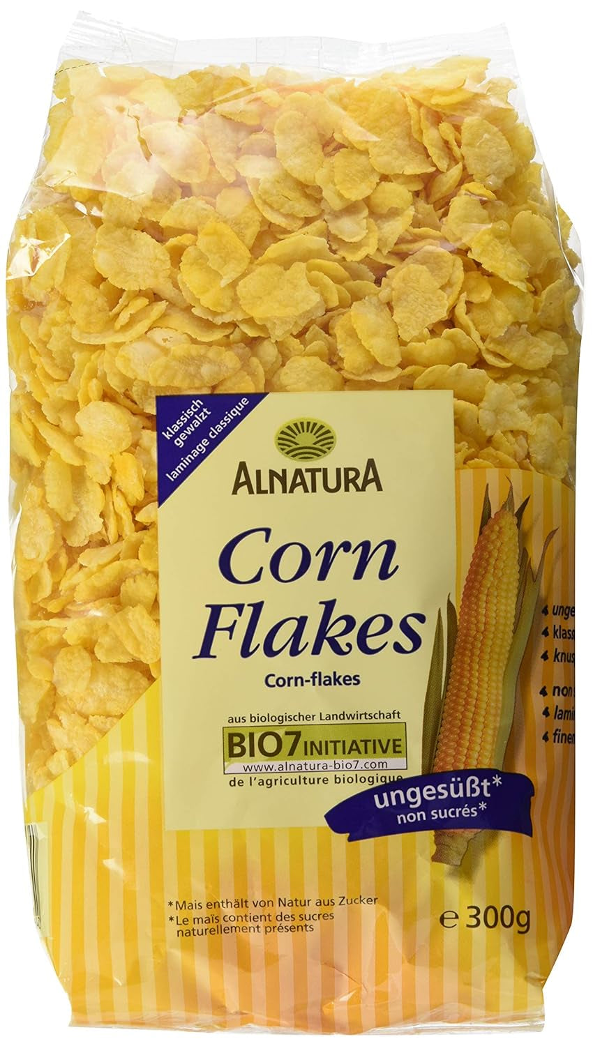 Bio Cornflakes Ungesüßt, 300 G Korn Naty Shop 300 G (1Er Pakke)