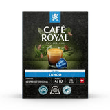 Café Royal Dark Chocolate Flavored 100 Kapseln für Nespresso Kaffee Maschine - 4/10 Intensität - UTZ-certifiziert, aus Aluminium & Lungo 36 Kapseln für Nespresso Kaffee Maschine - 4/10 Intensität