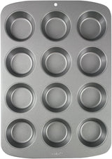 CSB111 Antihaftbeschichtete Mini-Muffinform Mit 24 Löchern Aus Karbonstahl, Edelstahl, Sølv, 39,4 X 24,6 X 2,1 Cm Forme og bakker til bagning Naty Shop 37.299999999999997 X 26,1 Cm X 3n.