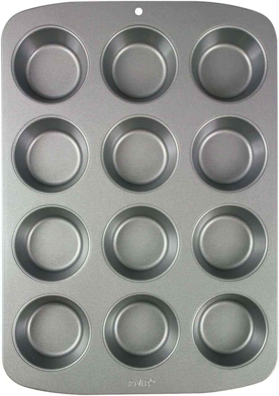 CSB111 Antihaftbeschichtete Mini-Muffinform Mit 24 Löchern Aus Karbonstahl, Edelstahl, Sølv, 39,4 X 24,6 X 2,1 Cm Forme og bakker til bagning Naty Shop 37.299999999999997 X 26,1 Cm X 3n.