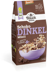 Bauck HOF Dinkelmüsli Schokozart, 425G (1Er Pack) Korn Naty Shop 12 X 425 Gr
