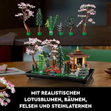 Lego Icons Garden Of Silence - Voksen Zen Botanisk Have Sæt med Lotus Blomster - Tilpasset japansk inspireret skrivebordsdekoration - Gave til kvinder og mænd 10315 Byggesæt Besuche den LEGO-Store