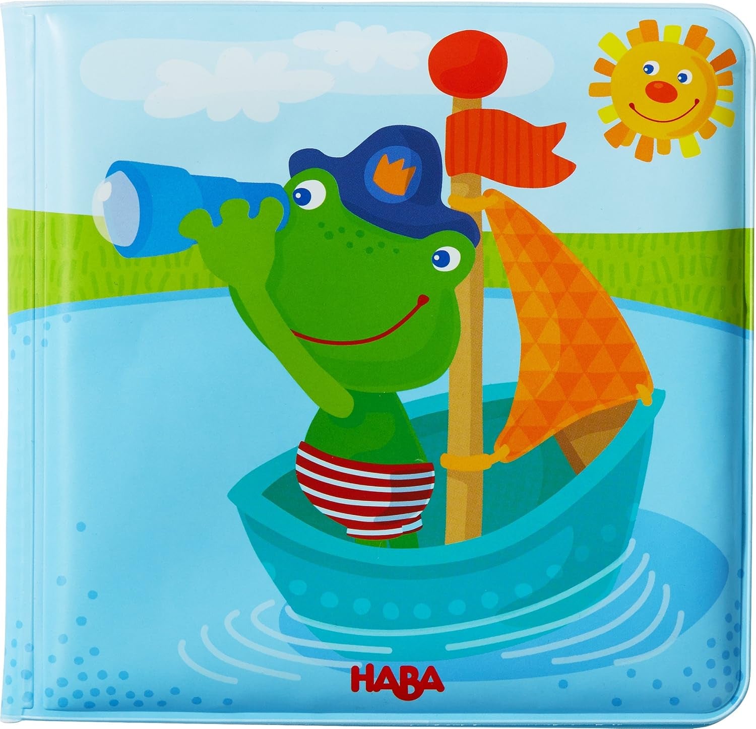HABA 302634 Captain Frog 2 badebog, legetøj til småbørn Babylegetøj Naty Shop