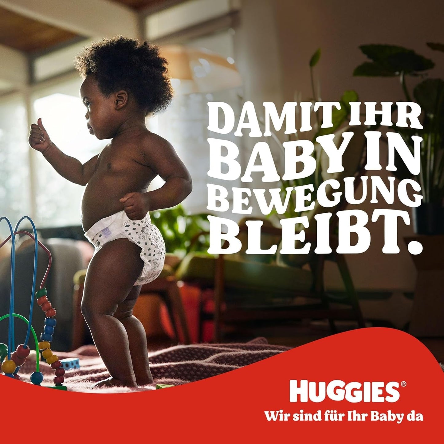 Huggies Babybleer Little Movers, Disney Design, Størrelse 4, 150 Antal (3 x 50), Månedlig æske