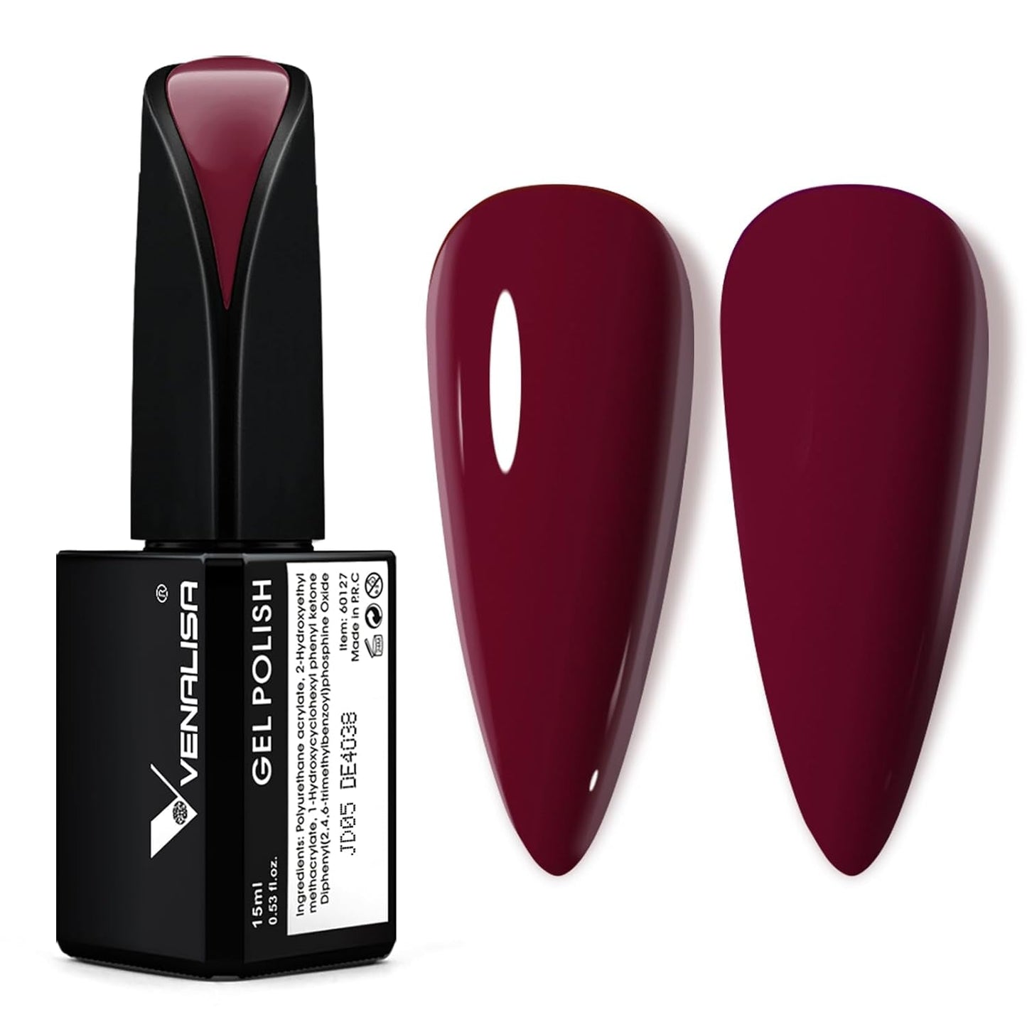 VENALISA Coral Orange UV Neglelak 15ml Gel Neglelak Til UV Neglelampe Transparent Coral Orange Gel Neglelak Modeller til DIY Negle Design