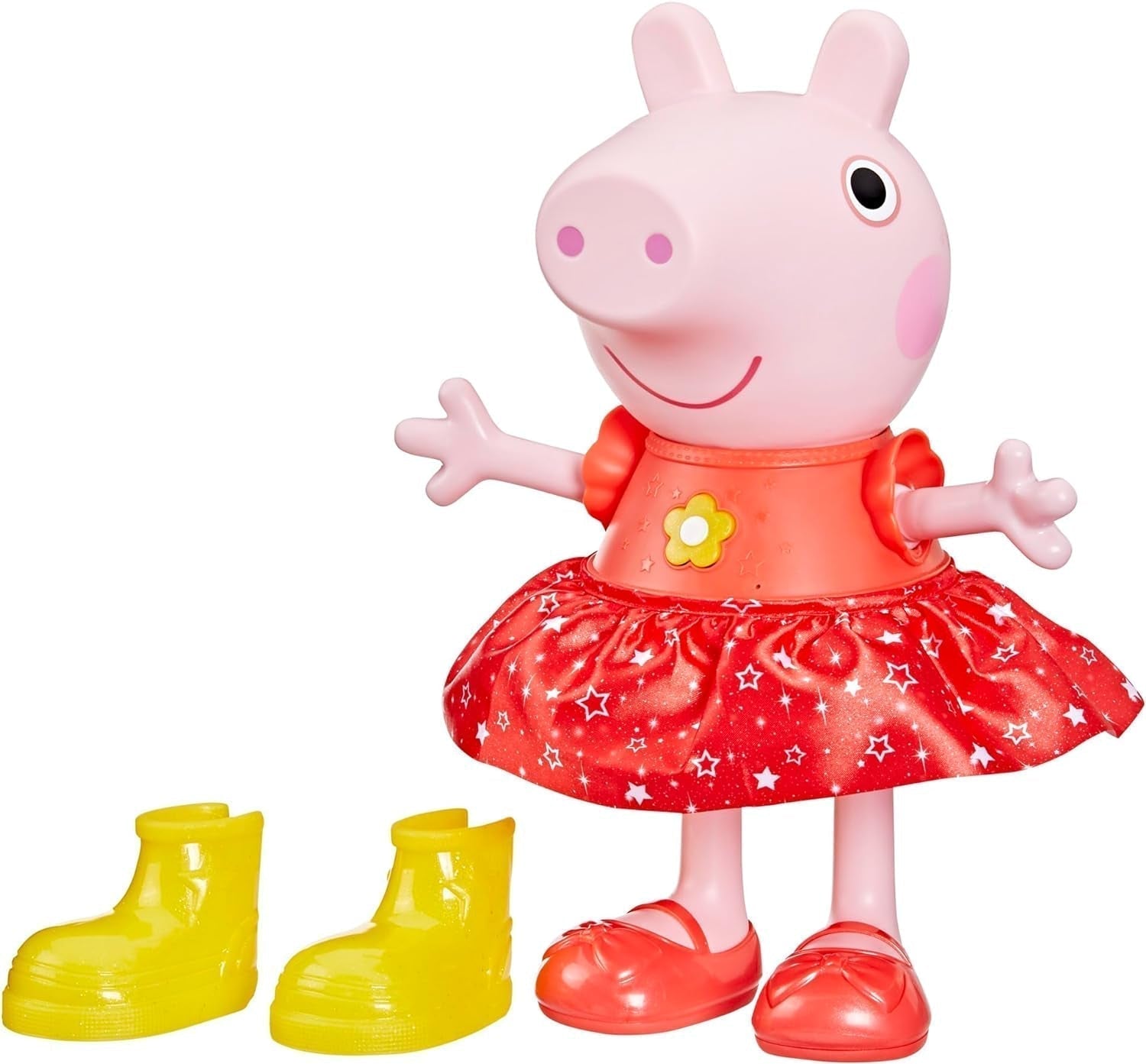 Peppa Pig Peppa'S Mudderpyt Festdukke - tysk version, Pink eller Pink Naty Shop Dolls Mudderpytfest