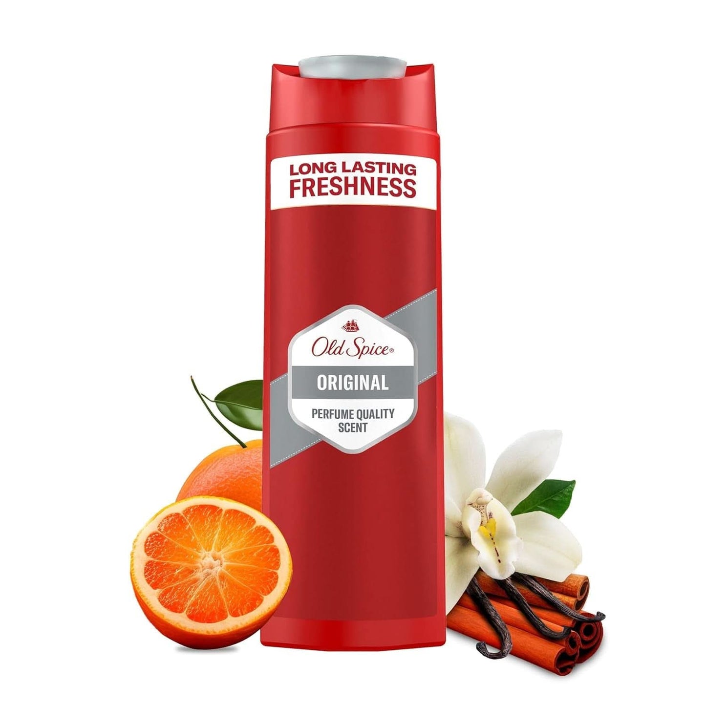 Old Spice Original 3-i-1 shower gel og shampoo til mænd, 250 ml bruser og bad Naty Shop