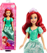 Mattel Disney Princess Legetøj Snehvid bevægelig dukke med funklende tøj og tilbehør Disney film inspireret gave til børn HLW08 Naty Shop Ariel Dolls