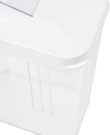 keeper hældeboks til tørre forsyninger, trinløst justerbart doseringslåg, plastik, 500 ml, 8 x 4,5 x 15 cm, Paola, hvid Madopbevaringsbokse Naty Shop